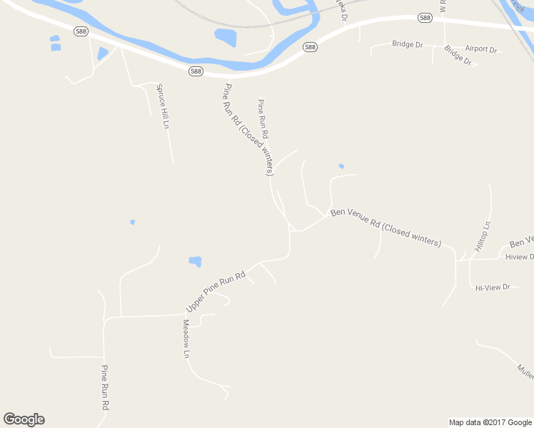map of restaurants, bars, coffee shops, grocery stores, and more near 371 Pine Run Road in Fombell