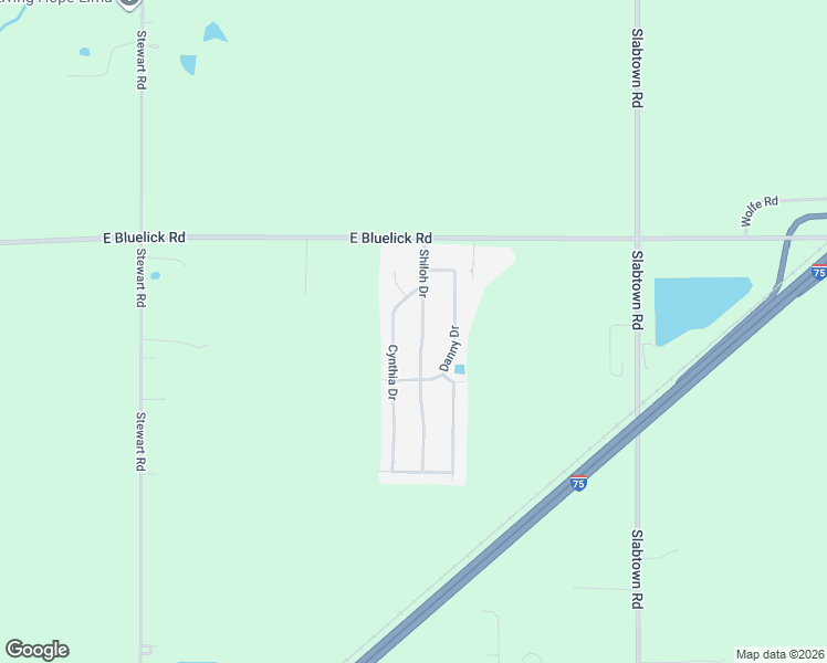 map of restaurants, bars, coffee shops, grocery stores, and more near 3325 Shiloh Dr in Lima