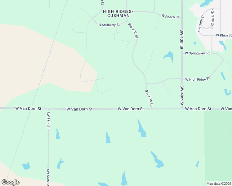 map of restaurants, bars, coffee shops, grocery stores, and more near 4821 West High Ridge Road in Lincoln