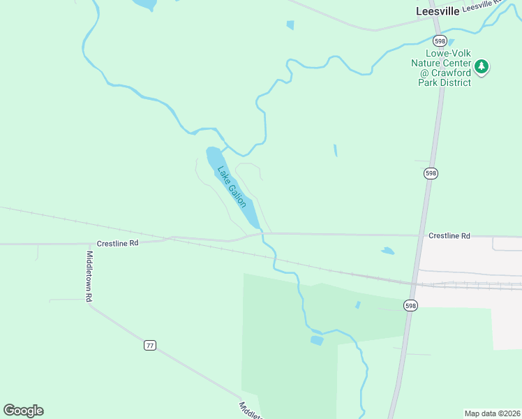 map of restaurants, bars, coffee shops, grocery stores, and more near 2246 Lake Galion Road East in Galion