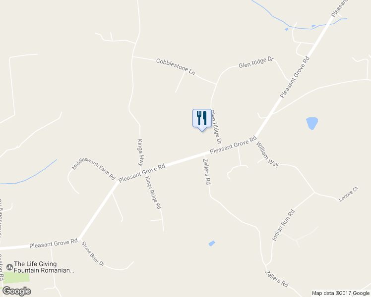 map of restaurants, bars, coffee shops, grocery stores, and more near 162 Pleasant Grove Road in Washington Township