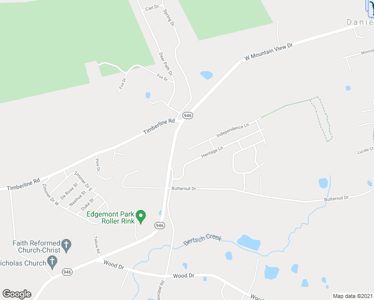 map of restaurants, bars, coffee shops, grocery stores, and more near 4237 Independence Lane in Walnutport