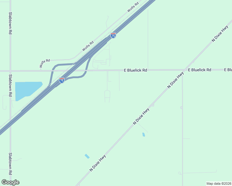 map of restaurants, bars, coffee shops, grocery stores, and more near 1646 Lee Ann Drive in Lima