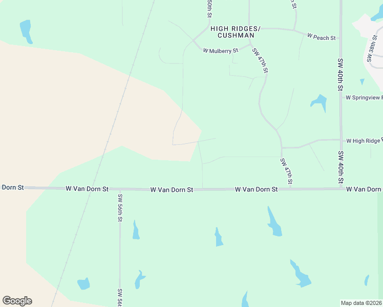 map of restaurants, bars, coffee shops, grocery stores, and more near 5384-5598 West Van Dorn Street in Lincoln