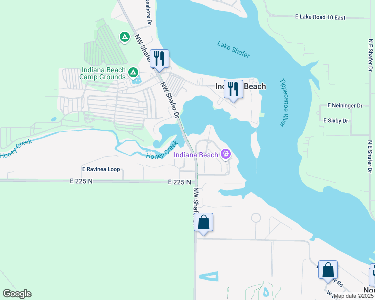 map of restaurants, bars, coffee shops, grocery stores, and more near 2419 Northwest Shafer Drive in Monticello