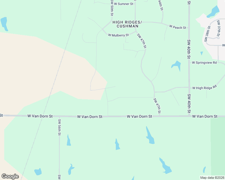 map of restaurants, bars, coffee shops, grocery stores, and more near 4896 West High Ridge Road in Lincoln