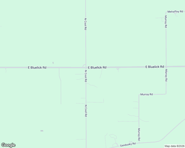 map of restaurants, bars, coffee shops, grocery stores, and more near 3490 North Cool Road in Lima