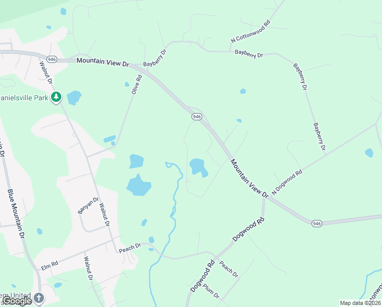 map of restaurants, bars, coffee shops, grocery stores, and more near 1216 West Stateside Drive in Danielsville