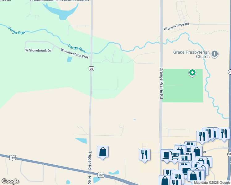 map of restaurants, bars, coffee shops, grocery stores, and more near 5914 West Saddlebrook Court in Edwards