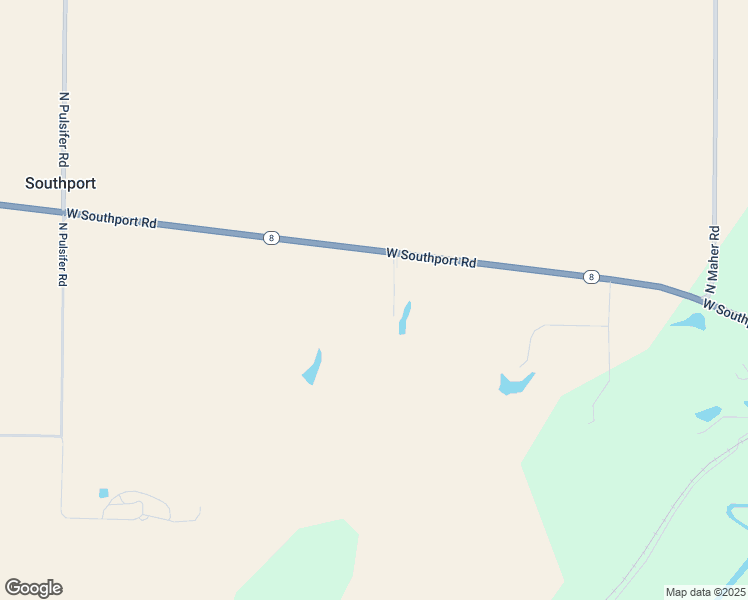 map of restaurants, bars, coffee shops, grocery stores, and more near 18418 West Southport Road in Brimfield