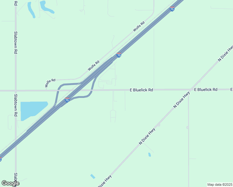 map of restaurants, bars, coffee shops, grocery stores, and more near 3666 East Bluelick Road in Lima