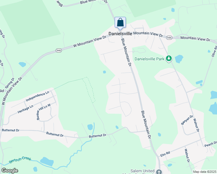 map of restaurants, bars, coffee shops, grocery stores, and more near 4054 Perry Court West in Danielsville