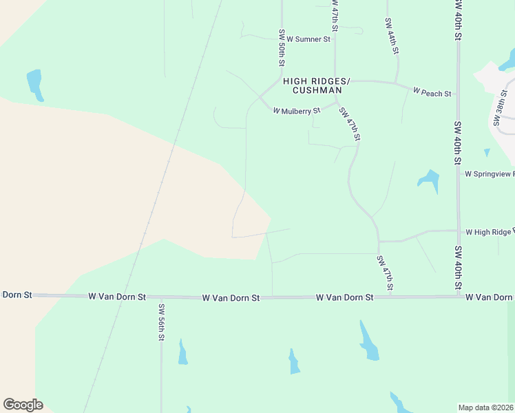 map of restaurants, bars, coffee shops, grocery stores, and more near 2098 Southwest 50th Street in Lincoln