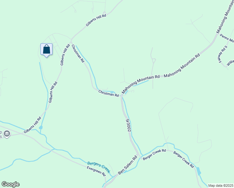 map of restaurants, bars, coffee shops, grocery stores, and more near 6 Christman Road in Lehighton