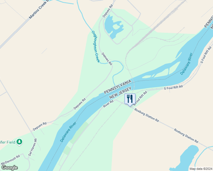 map of restaurants, bars, coffee shops, grocery stores, and more near 5675 Depues Road in Bangor