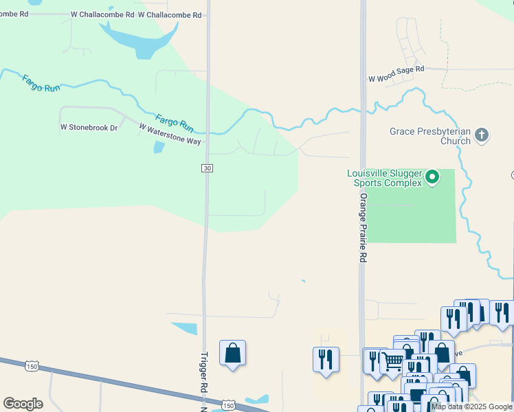 map of restaurants, bars, coffee shops, grocery stores, and more near 5821 West Saddlebrook Court in Edwards