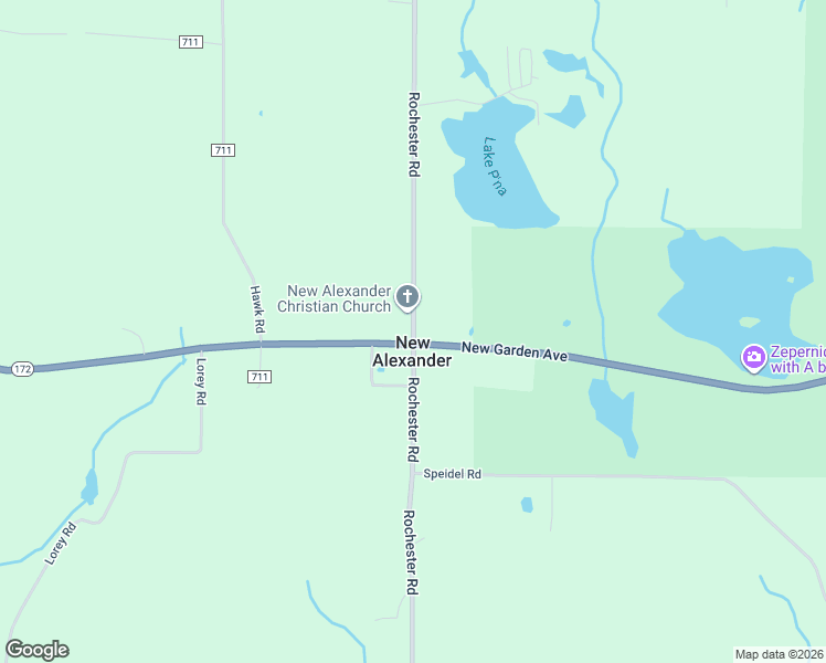 map of restaurants, bars, coffee shops, grocery stores, and more near 7719 Rochester Rd in East Rochester
