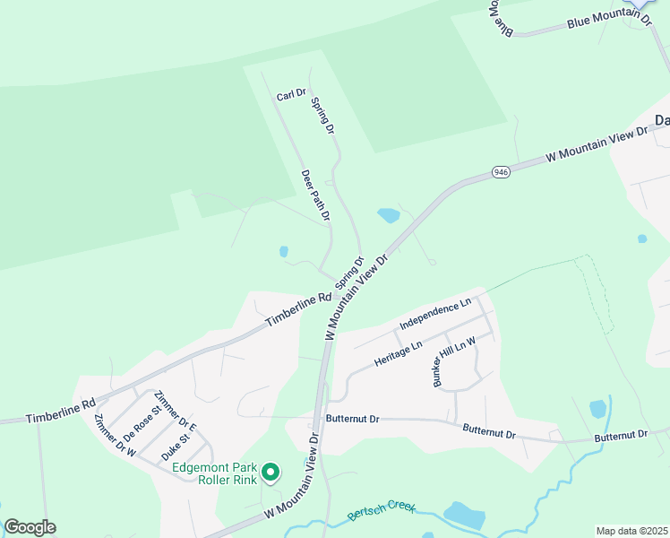 map of restaurants, bars, coffee shops, grocery stores, and more near 1306 Deer Path Drive in Walnutport