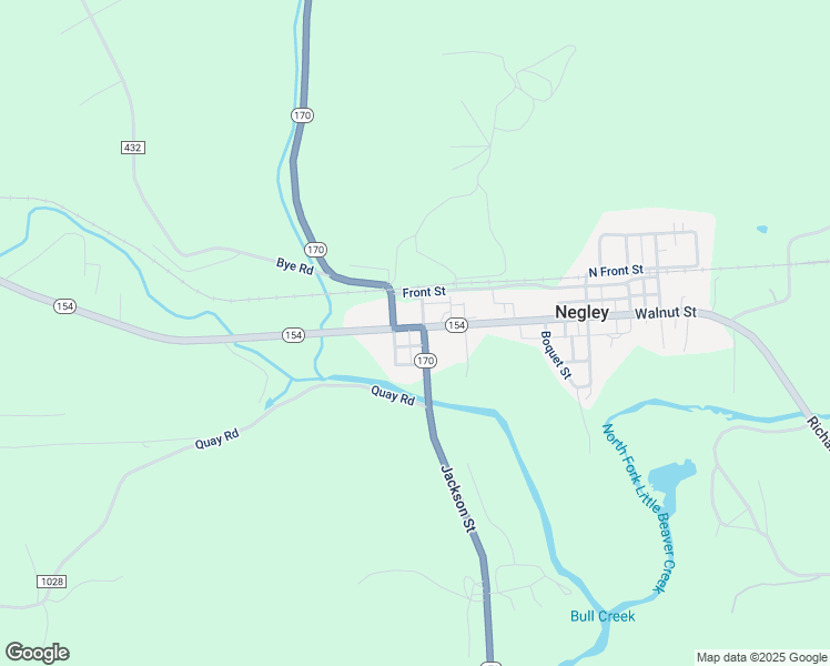 map of restaurants, bars, coffee shops, grocery stores, and more near 50585 Richardson Avenue in Negley