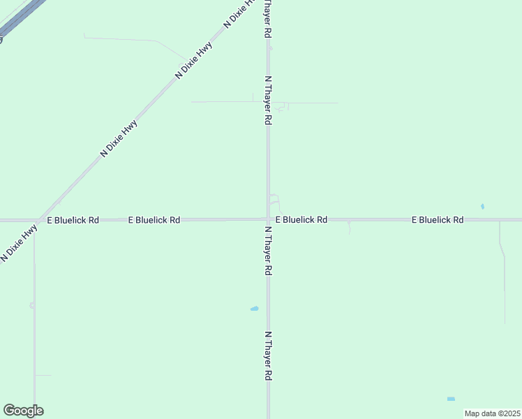 map of restaurants, bars, coffee shops, grocery stores, and more near 3549 North Thayer Road in Lima
