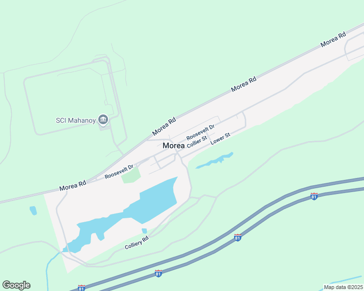 map of restaurants, bars, coffee shops, grocery stores, and more near 108 Roosevelt Drive in New Boston-Morea