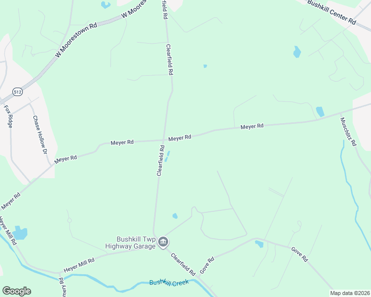 map of restaurants, bars, coffee shops, grocery stores, and more near 379 Meyer Road in Nazareth