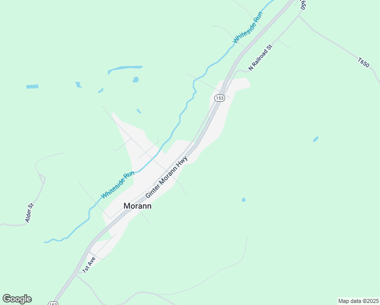 map of restaurants, bars, coffee shops, grocery stores, and more near 3563 Ginter Morann Highway in Houtzdale