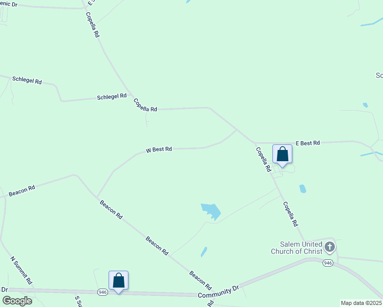 map of restaurants, bars, coffee shops, grocery stores, and more near 2329 West Best Road in Bath
