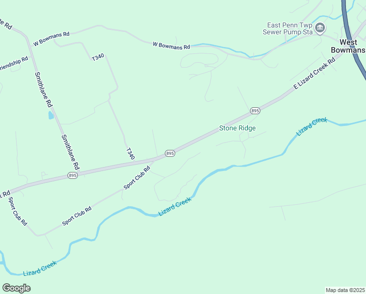 map of restaurants, bars, coffee shops, grocery stores, and more near 1341 East Lizard Creek Road in Lehighton