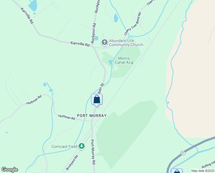 map of restaurants, bars, coffee shops, grocery stores, and more near 10 Towpath Road in Mansfield Township