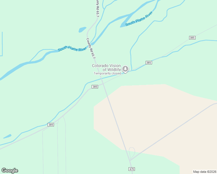 map of restaurants, bars, coffee shops, grocery stores, and more near 32800 County Road 385 in Crook