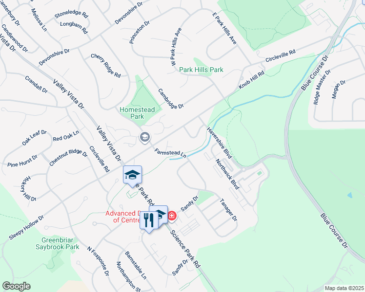 map of restaurants, bars, coffee shops, grocery stores, and more near 153 Rushcliffe Street in State College