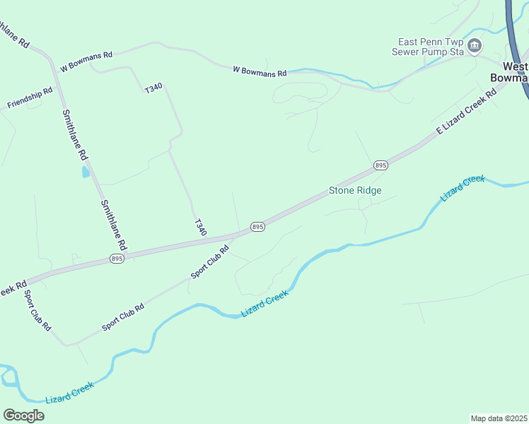 map of restaurants, bars, coffee shops, grocery stores, and more near 1485 East Lizard Creek Road in Lehighton