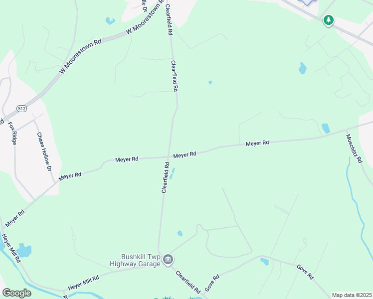 map of restaurants, bars, coffee shops, grocery stores, and more near 368 Meyer Road in Nazareth