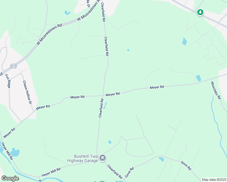 map of restaurants, bars, coffee shops, grocery stores, and more near 368 Meyer Road in Nazareth