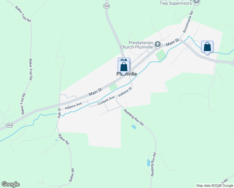 map of restaurants, bars, coffee shops, grocery stores, and more near 261 Corbett Avenue in Plumville