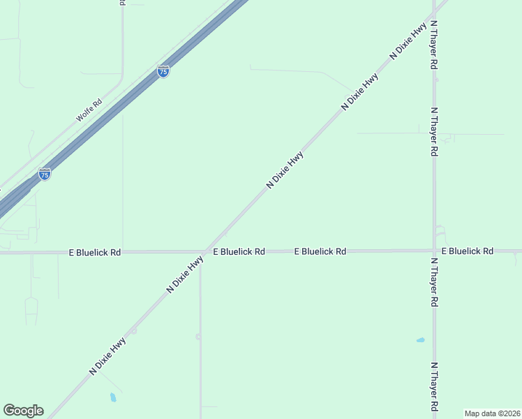 map of restaurants, bars, coffee shops, grocery stores, and more near 3648 North Dixie Highway in Lima