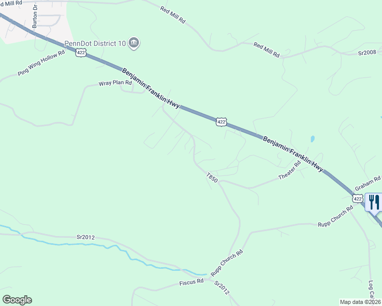 map of restaurants, bars, coffee shops, grocery stores, and more near 221 Lasher Road in Kittanning
