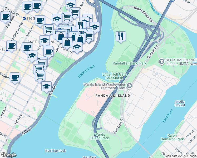 Harlem River Pathway, New York NY Walk Score