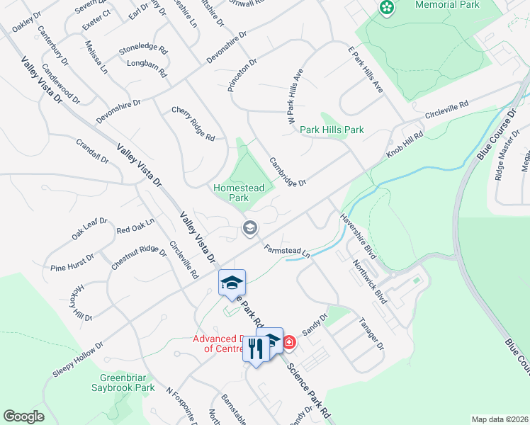 map of restaurants, bars, coffee shops, grocery stores, and more near 1976 Harvest Circle in State College