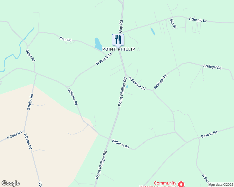 map of restaurants, bars, coffee shops, grocery stores, and more near 891 Sr4013 in Danielsville