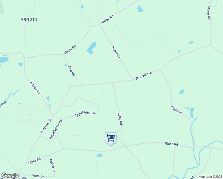 map of restaurants, bars, coffee shops, grocery stores, and more near 1120 Bigley Road in Danielsville