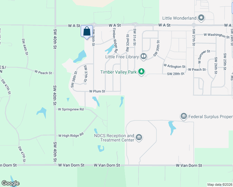 map of restaurants, bars, coffee shops, grocery stores, and more near 1963 Southwest 33rd Street in Lincoln