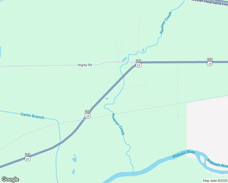 map of restaurants, bars, coffee shops, grocery stores, and more near 6181 U.S. 24 Business in Wabash