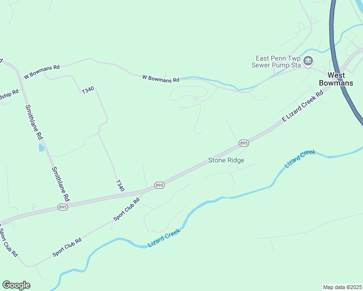 map of restaurants, bars, coffee shops, grocery stores, and more near 1485 E Lizard Creek Rd in Lehighton