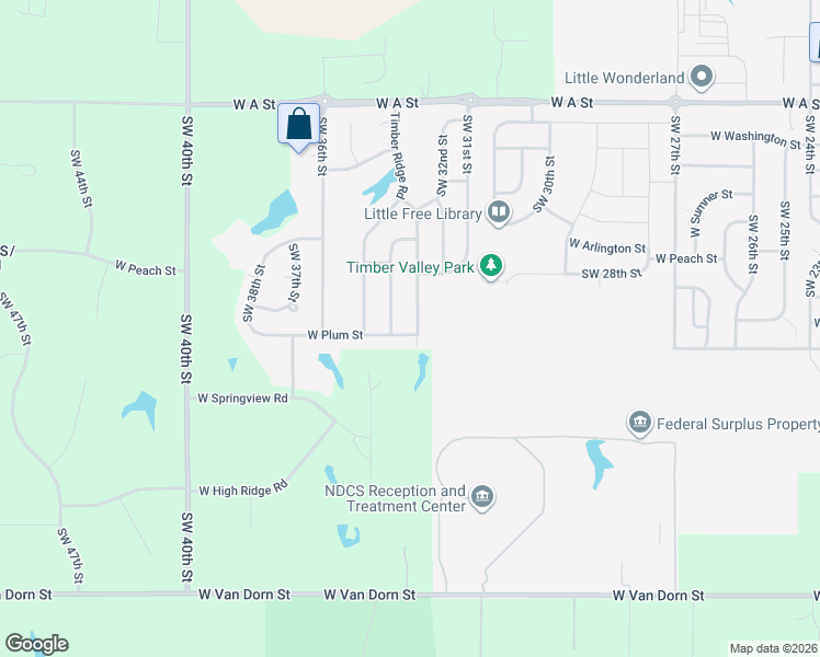 map of restaurants, bars, coffee shops, grocery stores, and more near 1963 Southwest 33rd Street in Lincoln