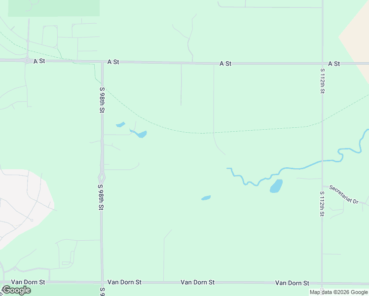 map of restaurants, bars, coffee shops, grocery stores, and more near 1733 South 105th Street in Lincoln