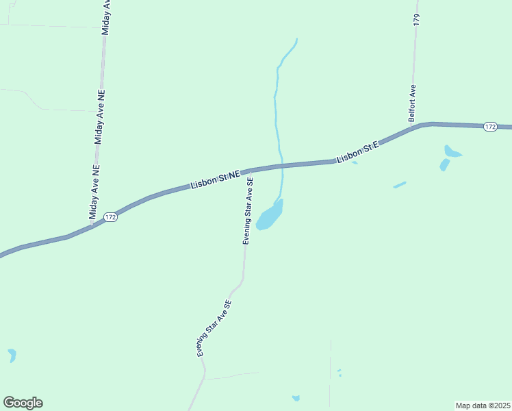 map of restaurants, bars, coffee shops, grocery stores, and more near 693 Evening Star Avenue Southeast in East Canton