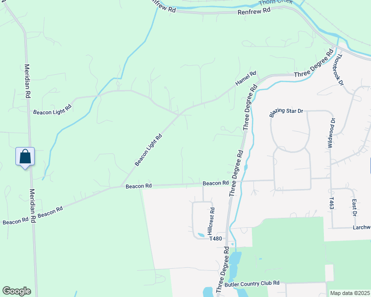 map of restaurants, bars, coffee shops, grocery stores, and more near 128 Beacon Road in Renfrew
