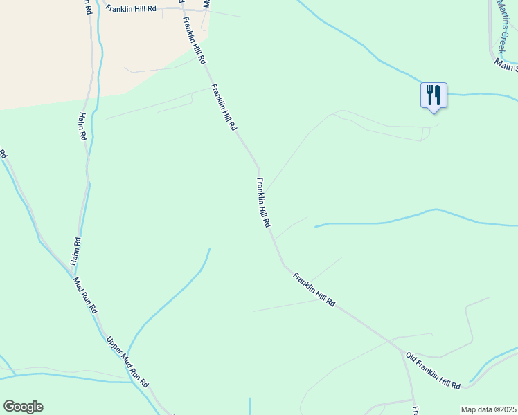 map of restaurants, bars, coffee shops, grocery stores, and more near 7516 Franklin Hill Road in Bangor